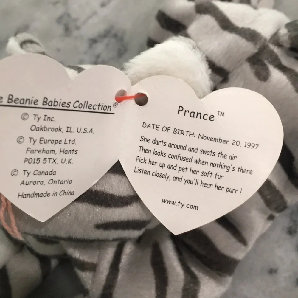 Ty beanie babies. Prance the Cat (4123)